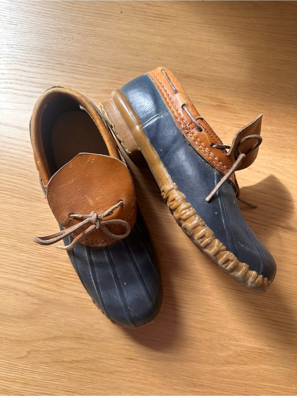 Vintage LLBean duck boot moccasin slip on sz 7 (us womens 8-8.5)